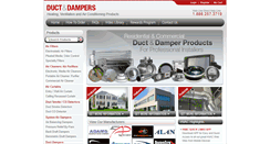 Desktop Screenshot of ductanddampers.com