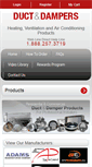 Mobile Screenshot of ductanddampers.com